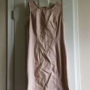 Faux Leather Dress